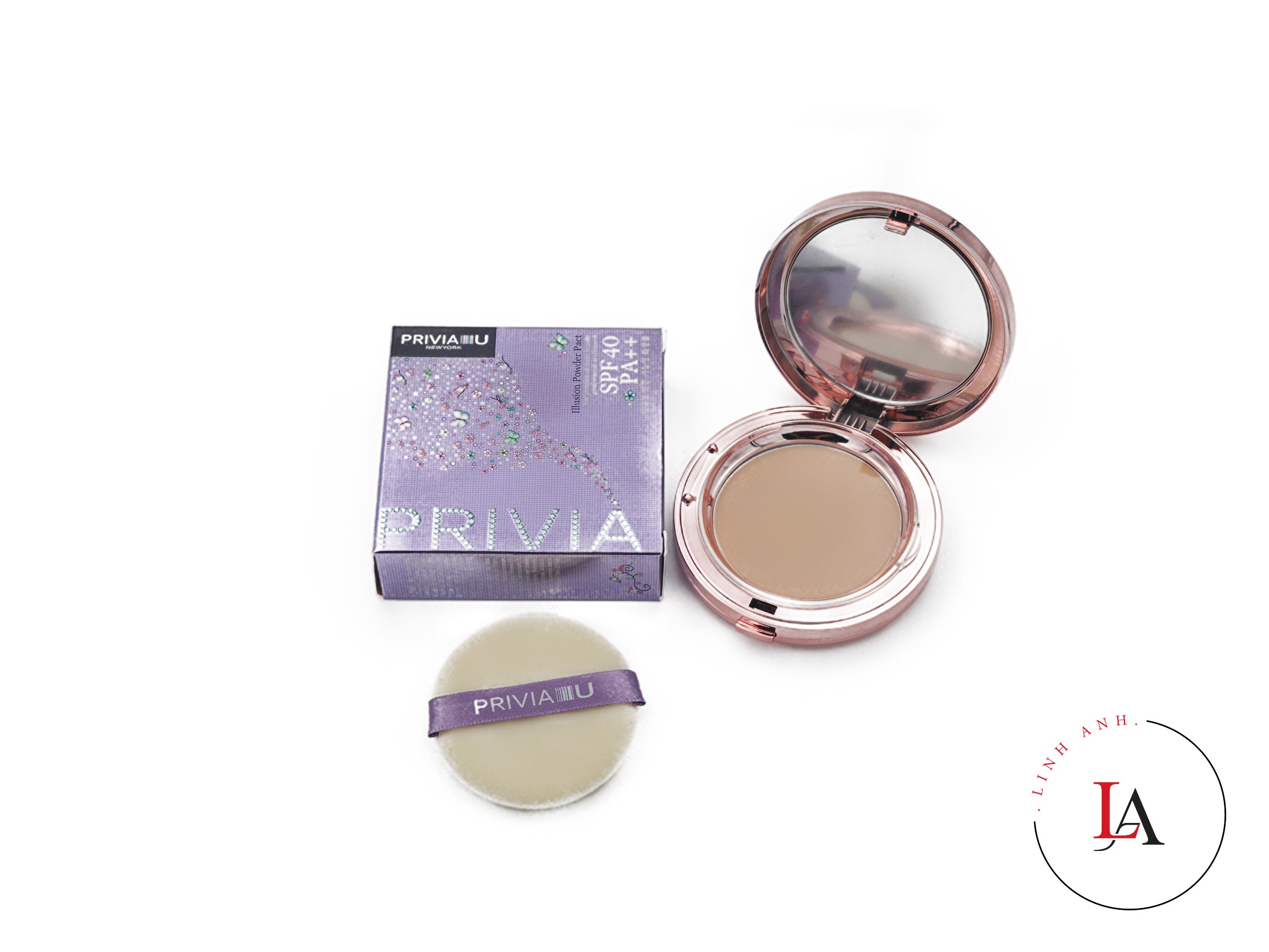 Phấn Privia siêu mịn dưỡng da